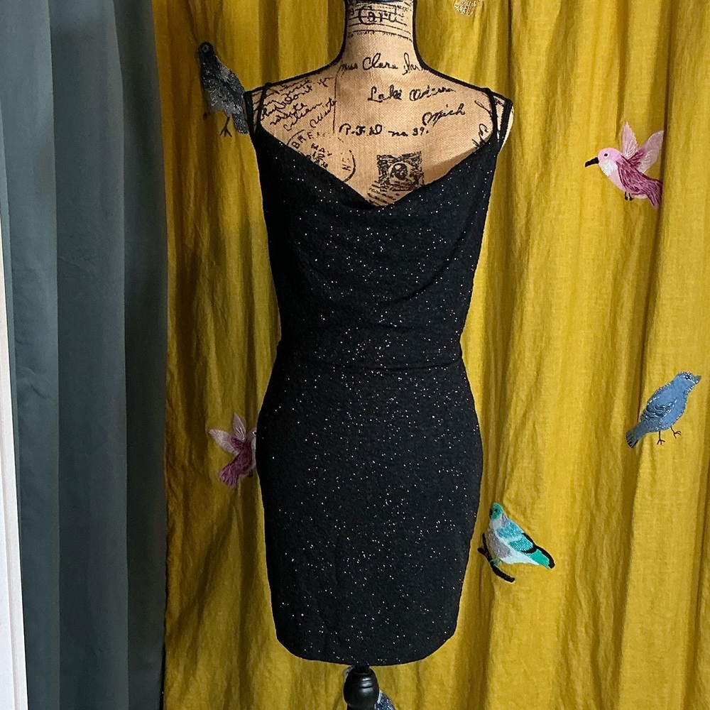 Chic Black Backless Dress